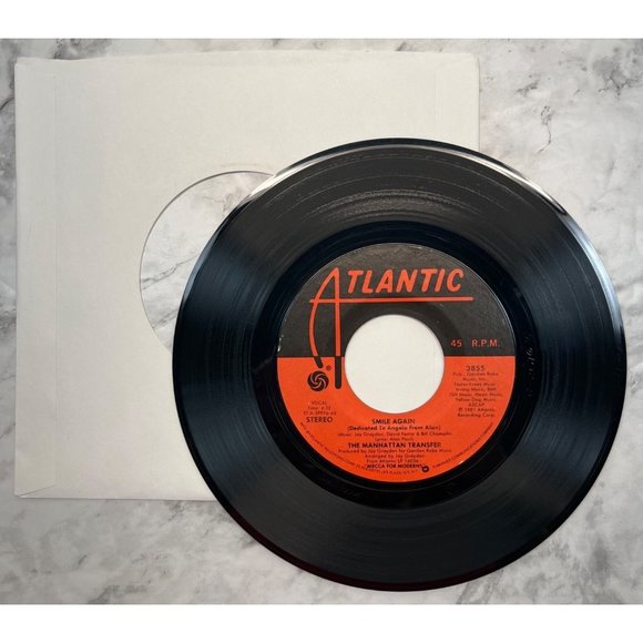The Manhattan Transfer 45 Lot Body and Soul / Smile Again / Twilight Zone - Picture 9 of 9